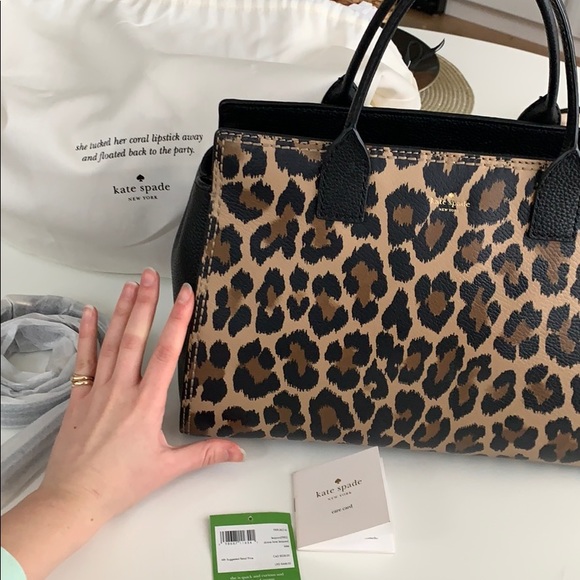 Kate Spade leopard purse - Picture 8 of 10